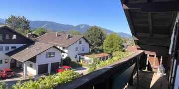 Ferienwohnung Jägerhaus Uffing, Balkon